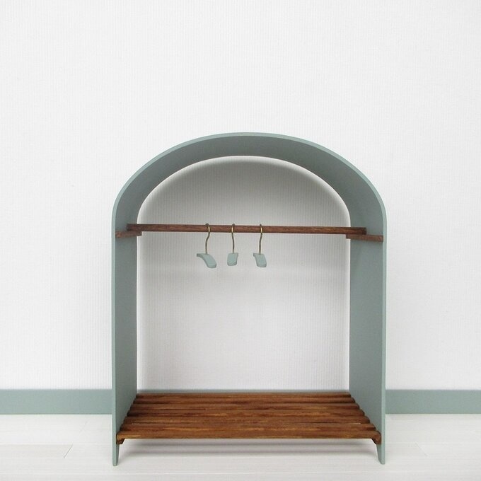 ソリッドシリーズ ハンガーラック&ハンガー3本セット