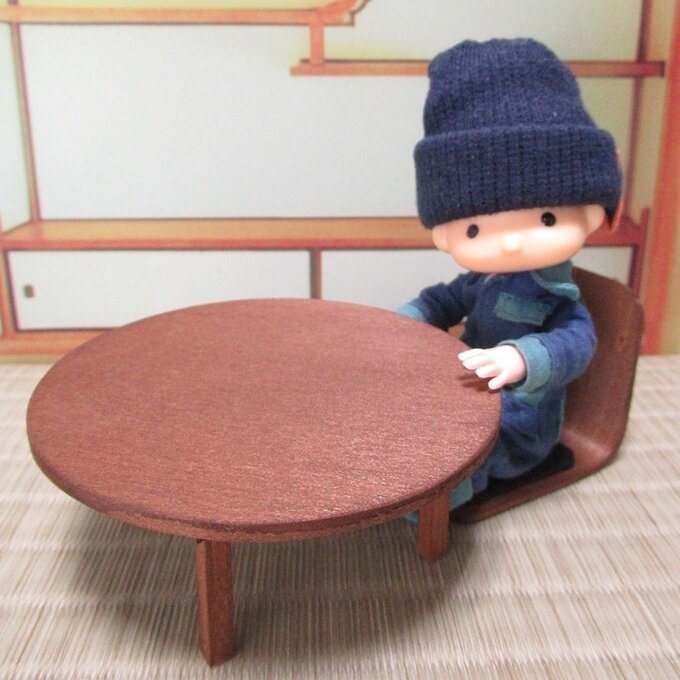 木製座椅子 オビツ11サイズ【曲げ木】