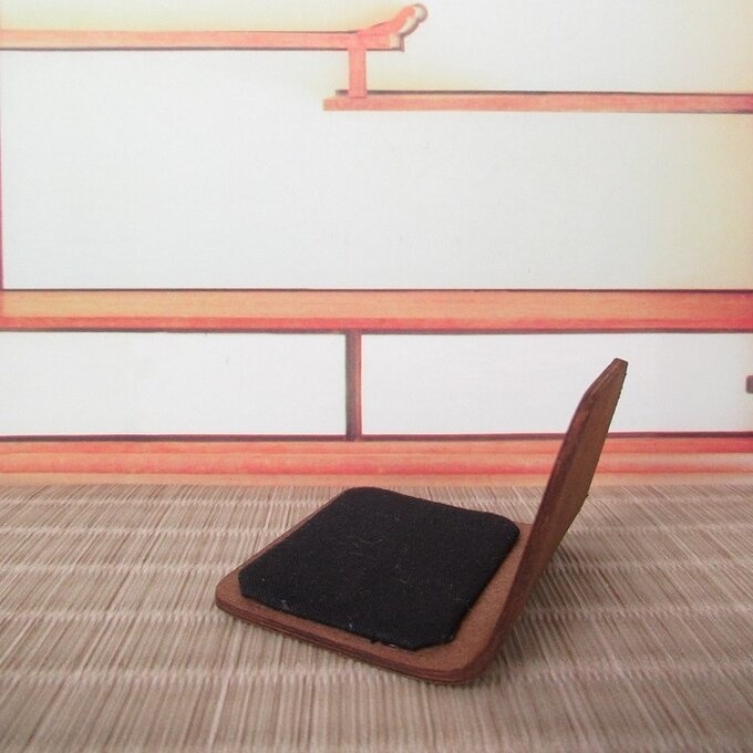 木製座椅子 オビツ11サイズ【曲げ木】