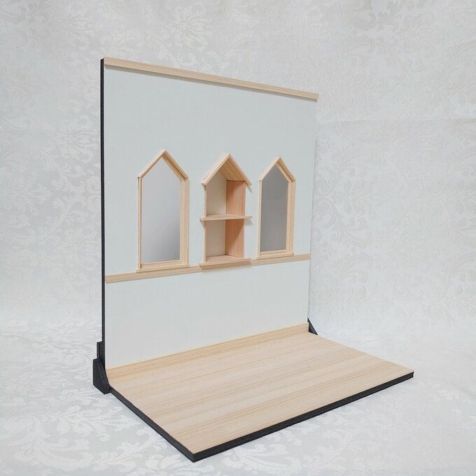 【キット】うちのこウォール 窓×ニッチ