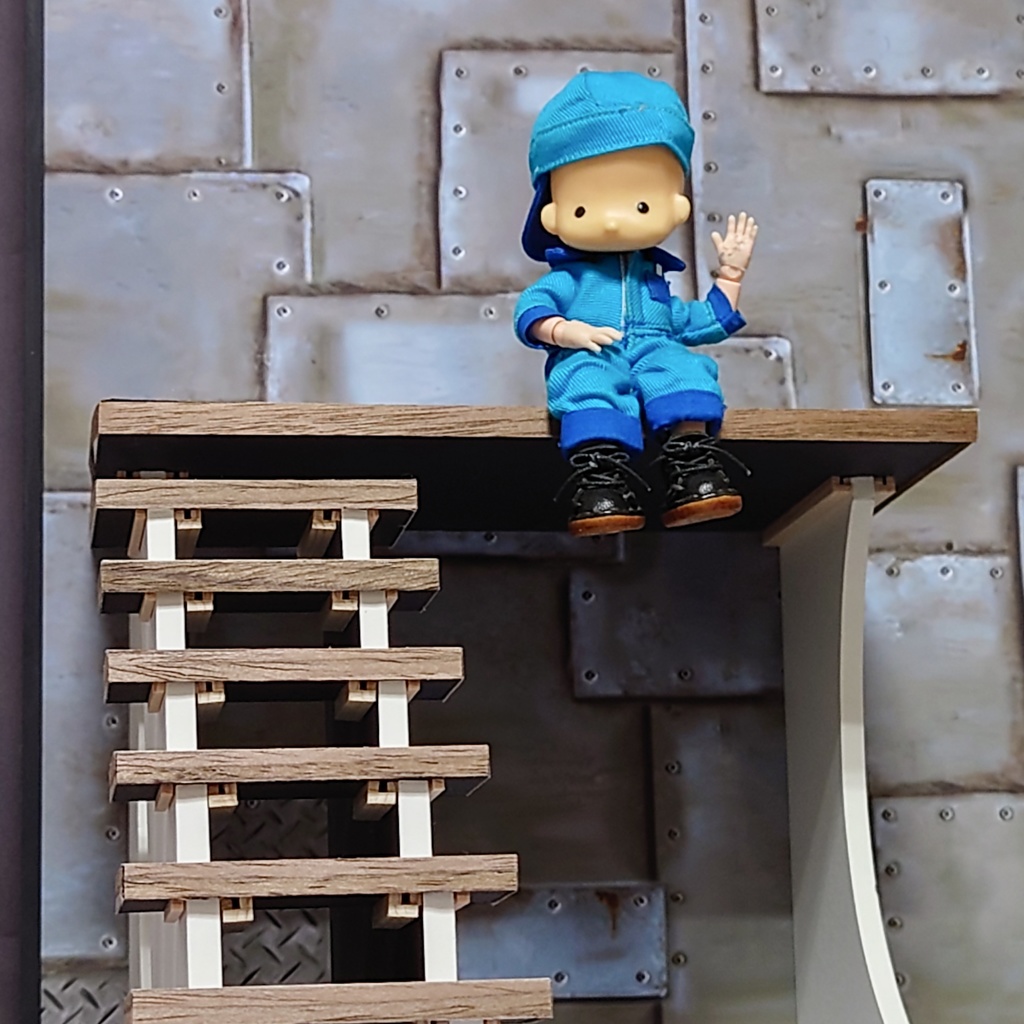 【キット】うちのこ部屋Lサイズ対応 箱階段&ロフト