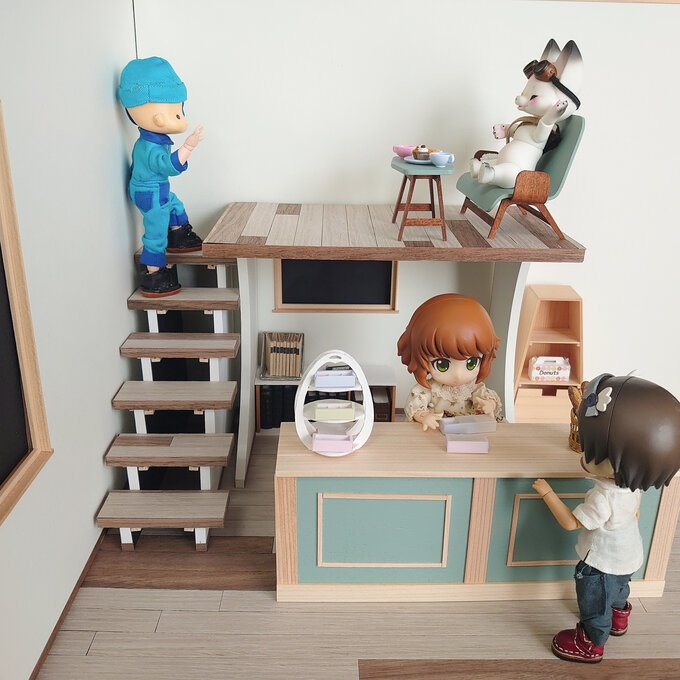 【キット】うちのこ部屋Lサイズ対応 箱階段&ロフト