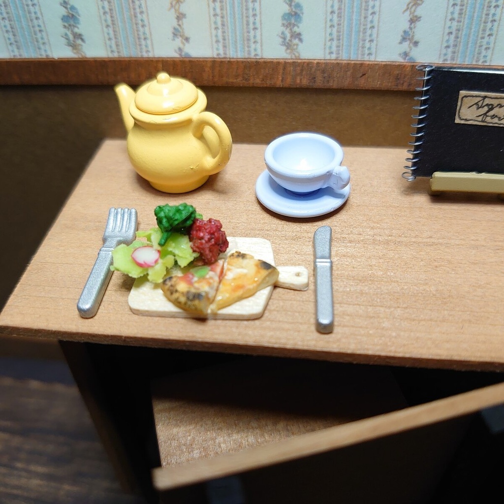 【キット】レシピ付き🔸ミニチュア合板a カッティングボート&スパイスラック