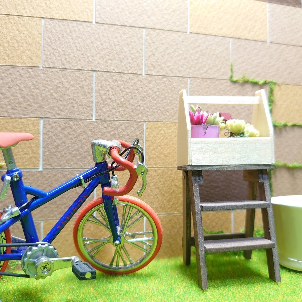 【キット】レシピ付き🔸ミニチュア合板b ハンドル付きウッドボックス&トレイ