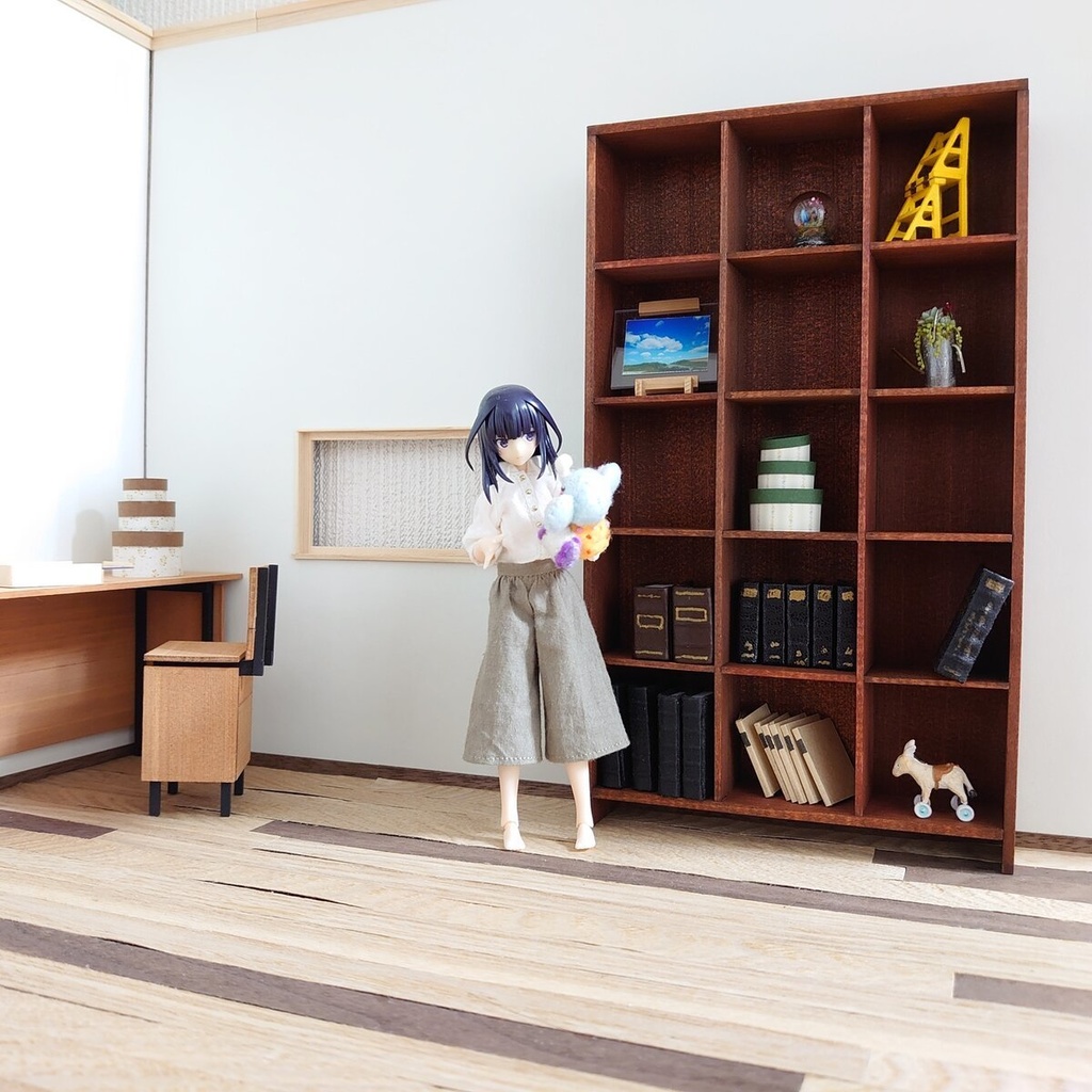 【キット】背板付き ワイドパーティションシェルフ