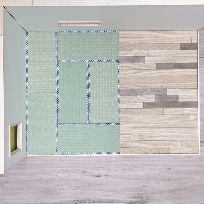 【完成品】うちのこ部屋L対応 ミニチュアたたみ 6畳