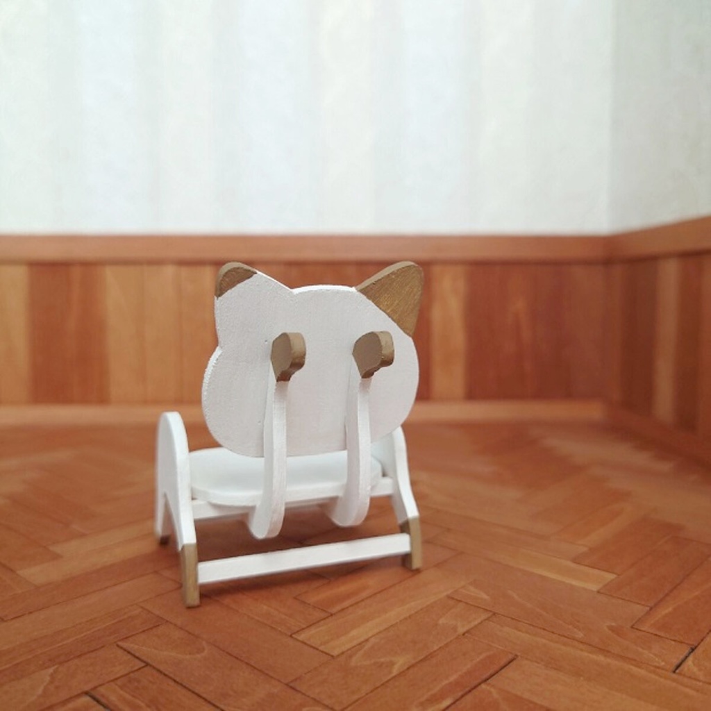 イス&テーブルセット ねこさん ポインテッドカラー【オビツ11サイズ】