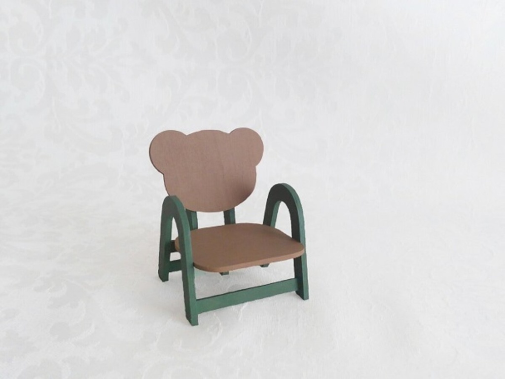 イス&テーブルセット くまさん【オビツ11サイズ】