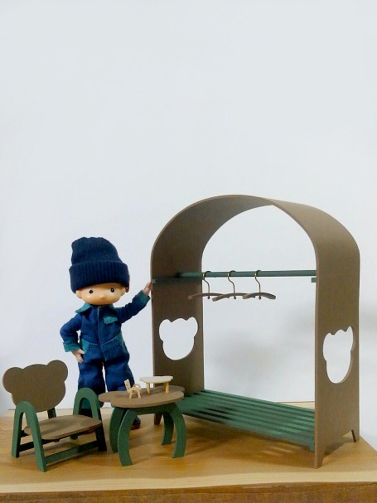 イス&テーブルセット くまさん【オビツ11サイズ】