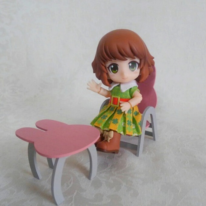 イス&テーブルセット うさぎさん【オビツ11サイズ】