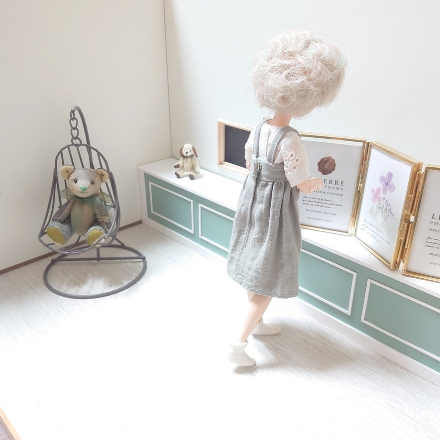 白 ロングカウンター (ピスタチオ+白) うちの小部屋L対応