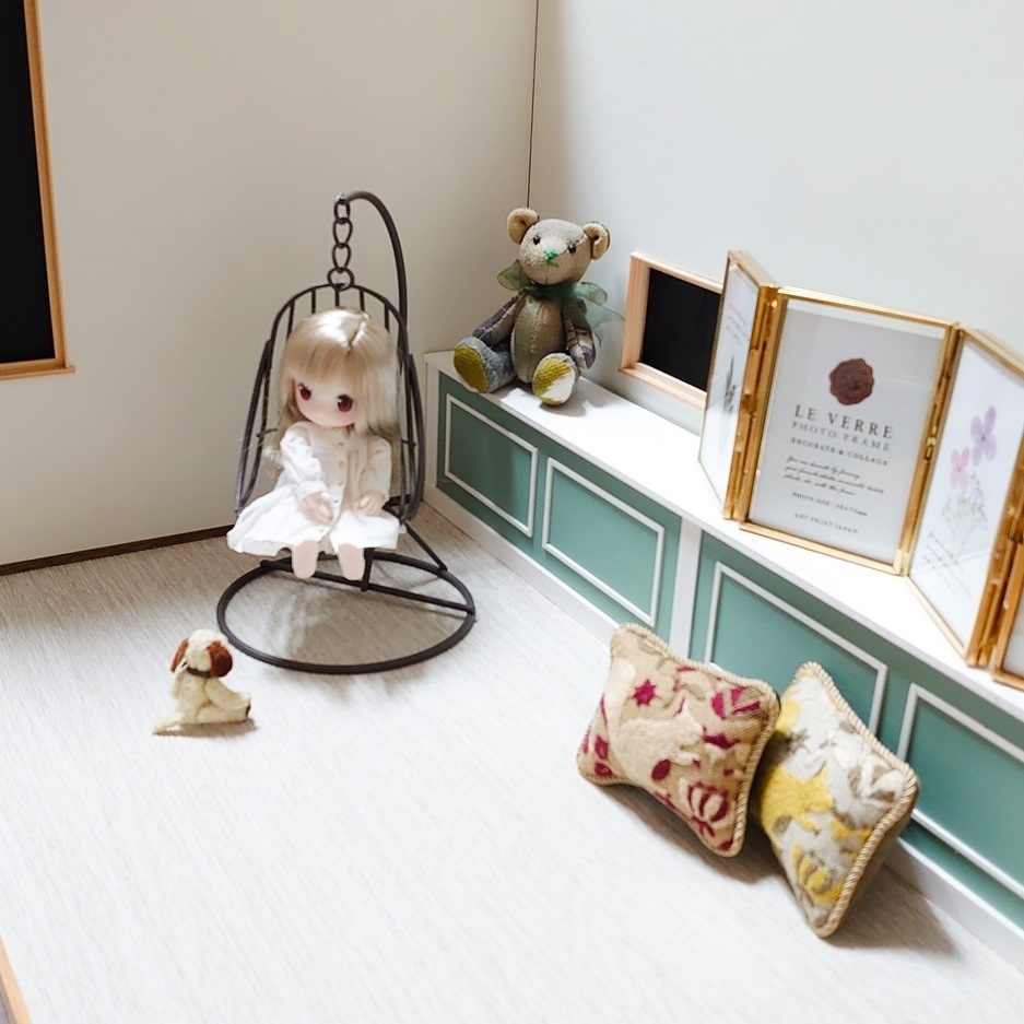 白 ロングカウンター (ピスタチオ+白) うちの小部屋L対応