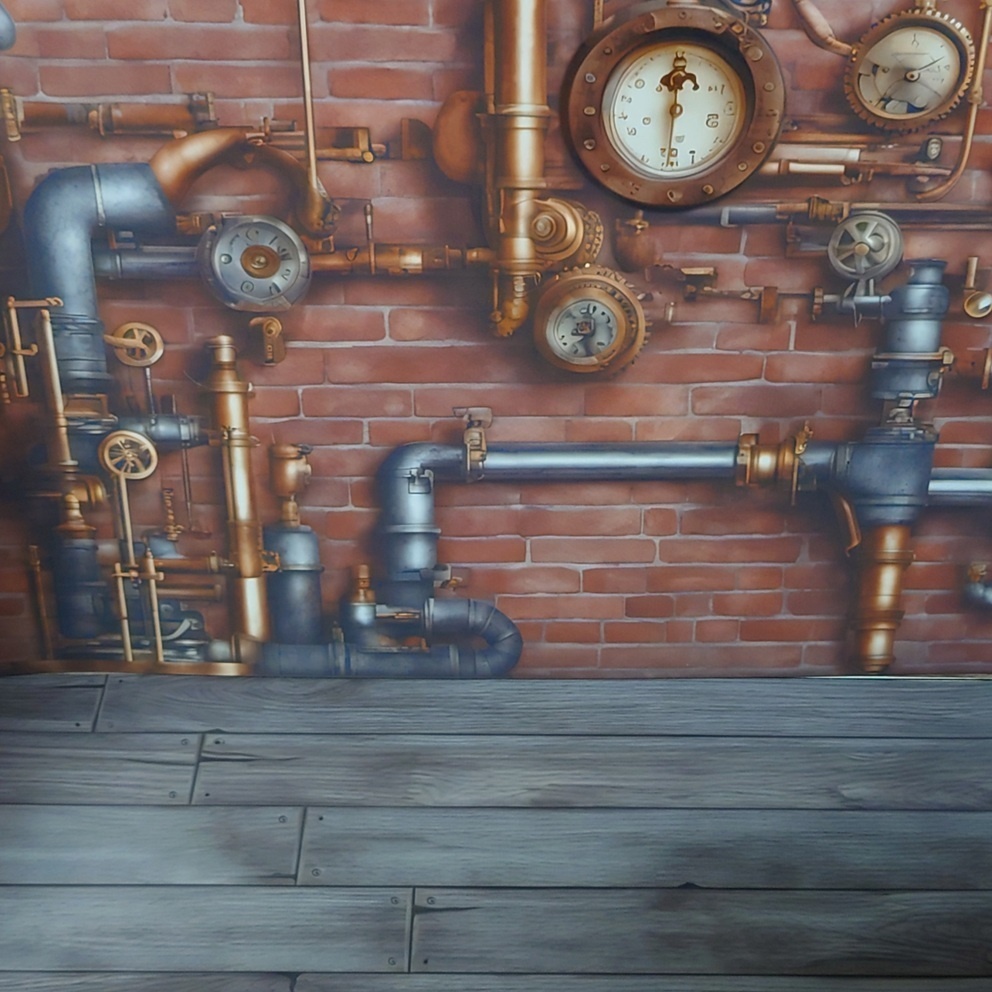 完成品 スチパン風 壁2枚 うちのこ部屋Lサイズ対応