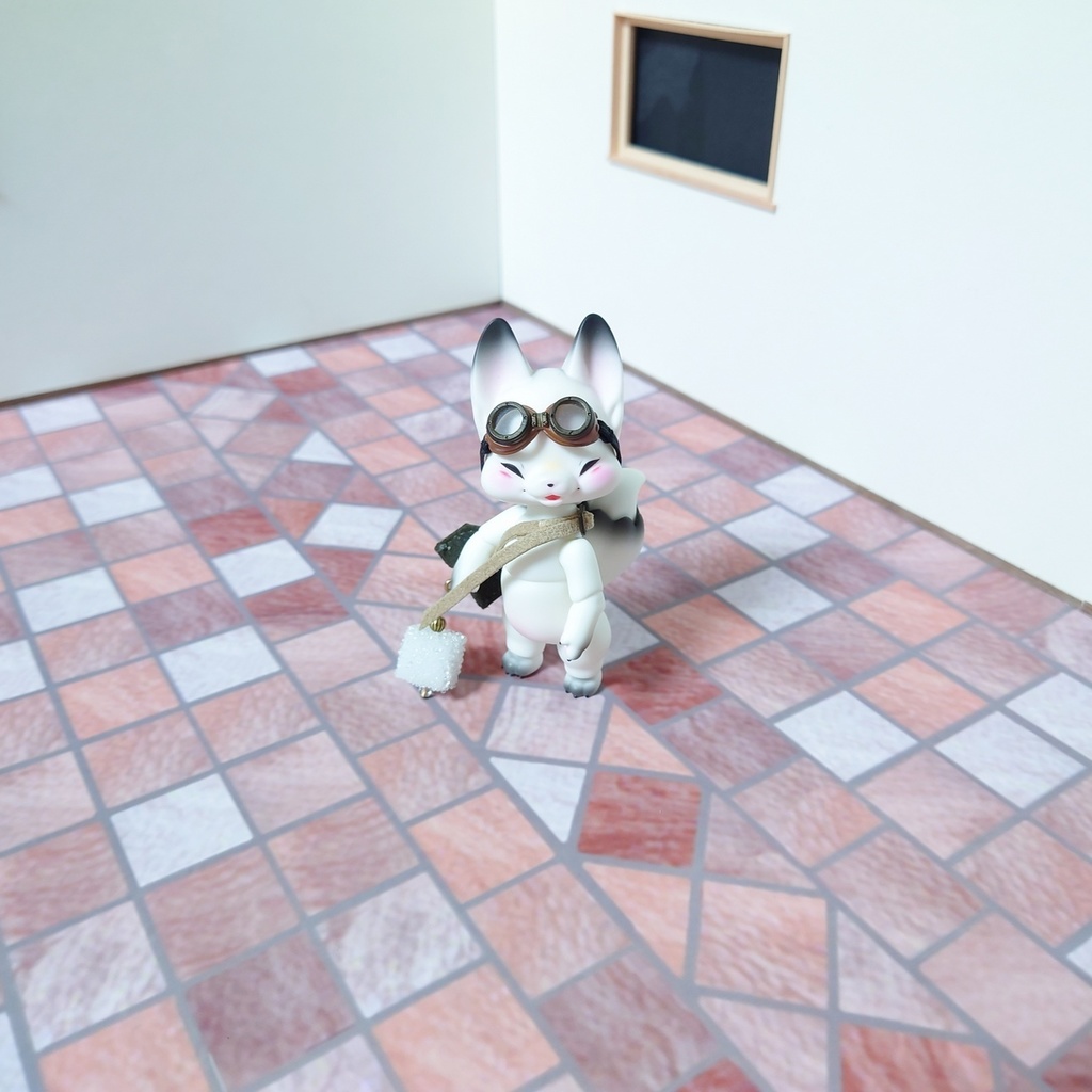 完成品 ベース+金属板入り床 テラコッタタイル うちのこ部屋Lサイズ対応