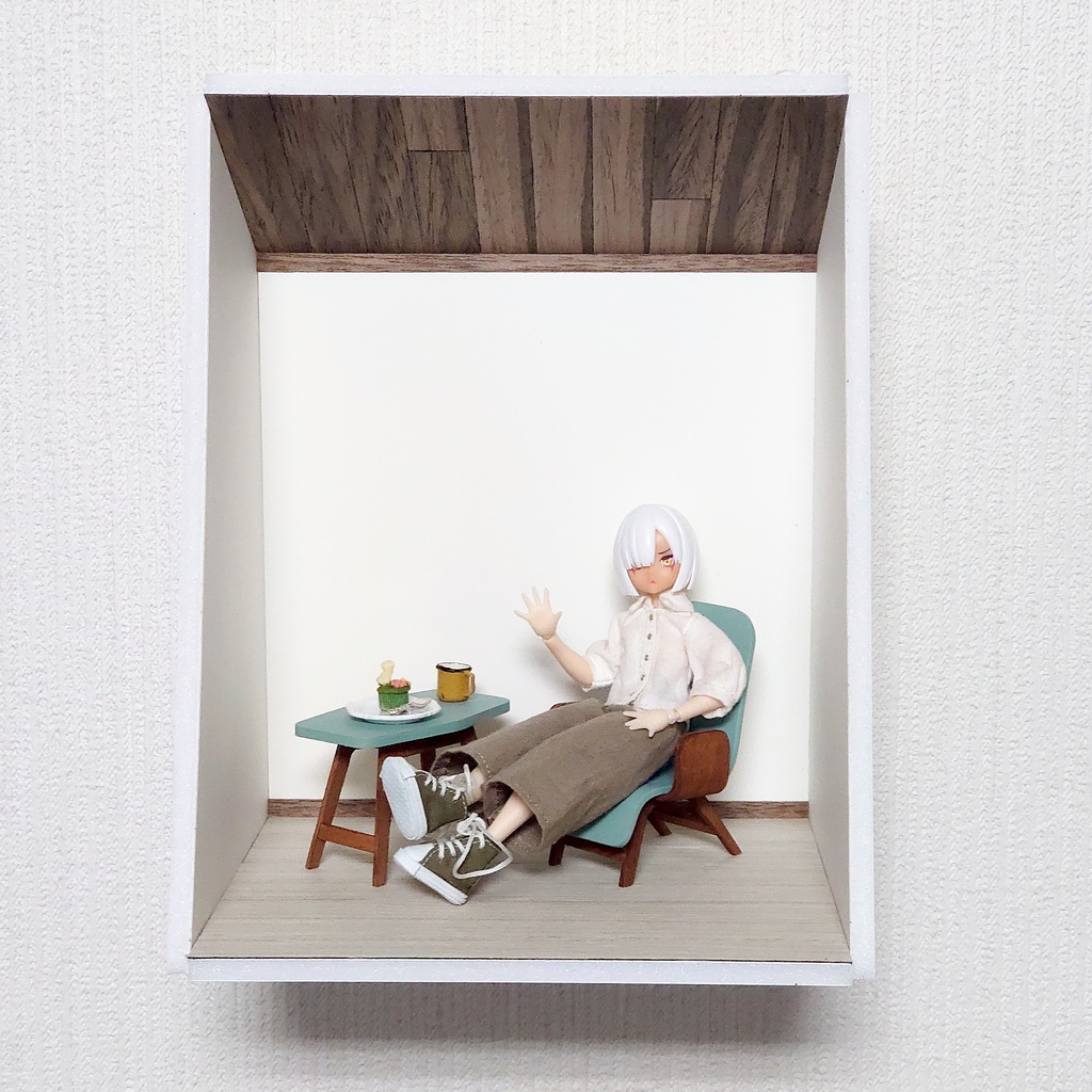 【初級】キットうちのこ部屋壁掛けタイプ(白)