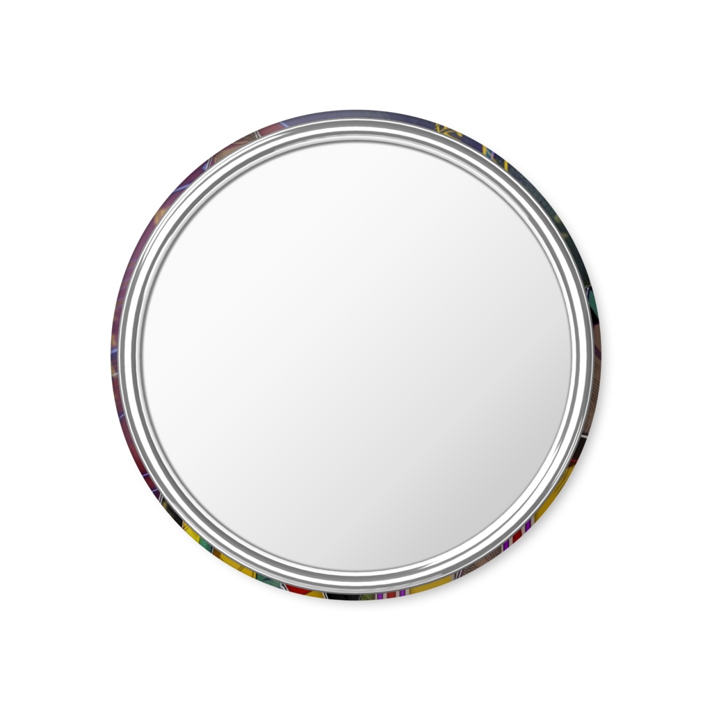 創作イラスト 缶ミラー