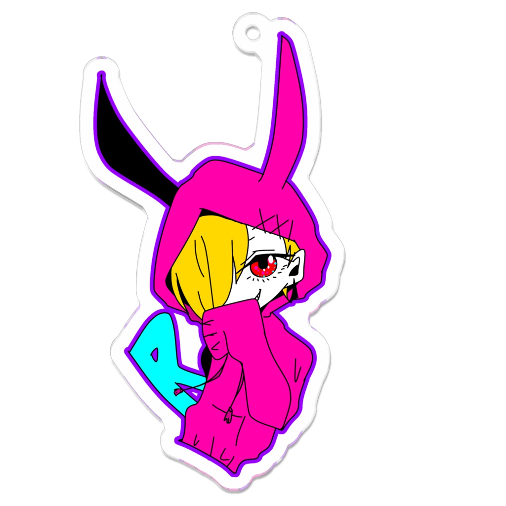 箕島遼うさ耳パーカーアクキー