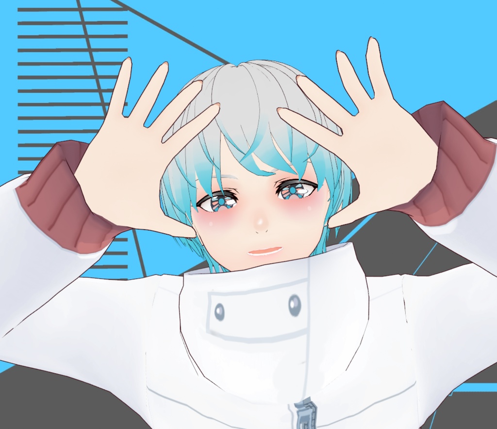 【オリジナル3Dモデル】セトラ【VRoid】