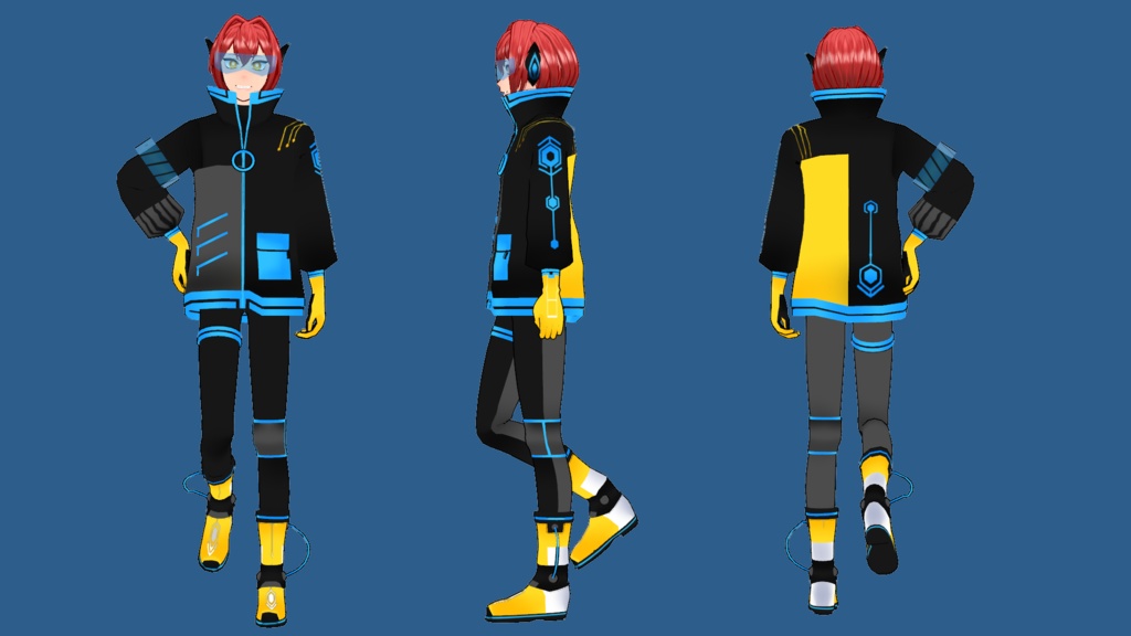 スクイト【VRChat対応3Dモデル】 - 日進月歩ありた工房 - 2/3