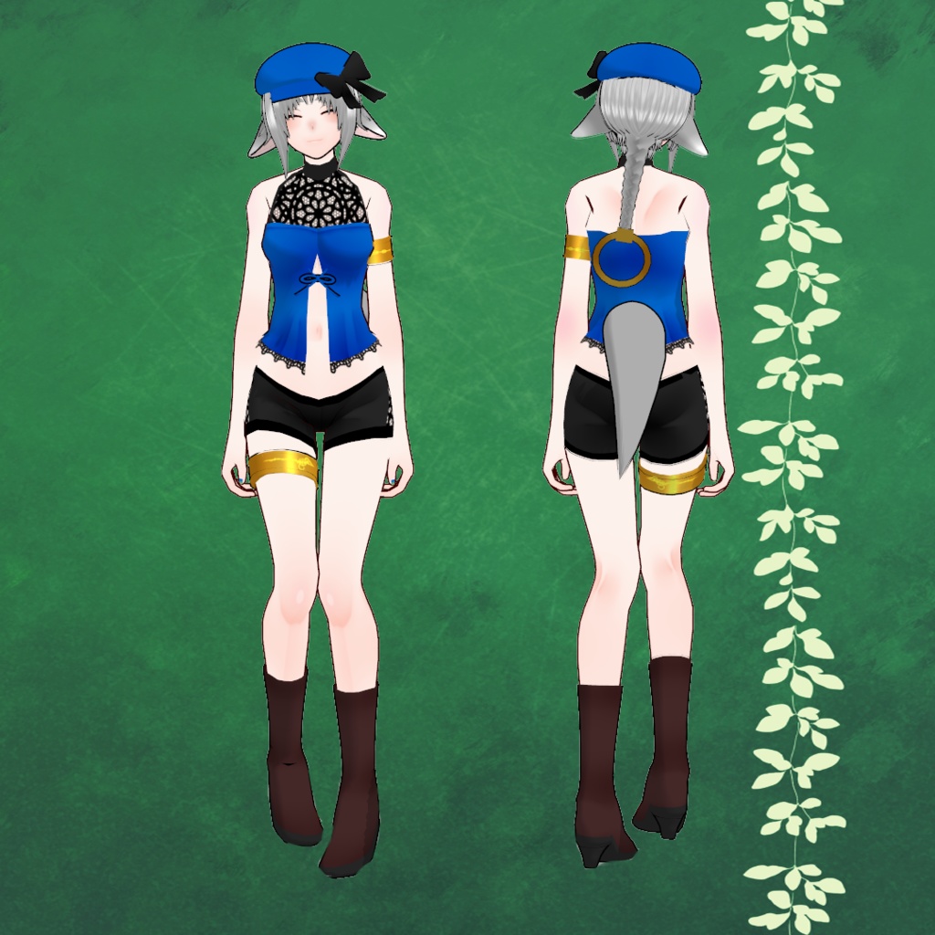 チュリ【VRChat対応3Dモデル】