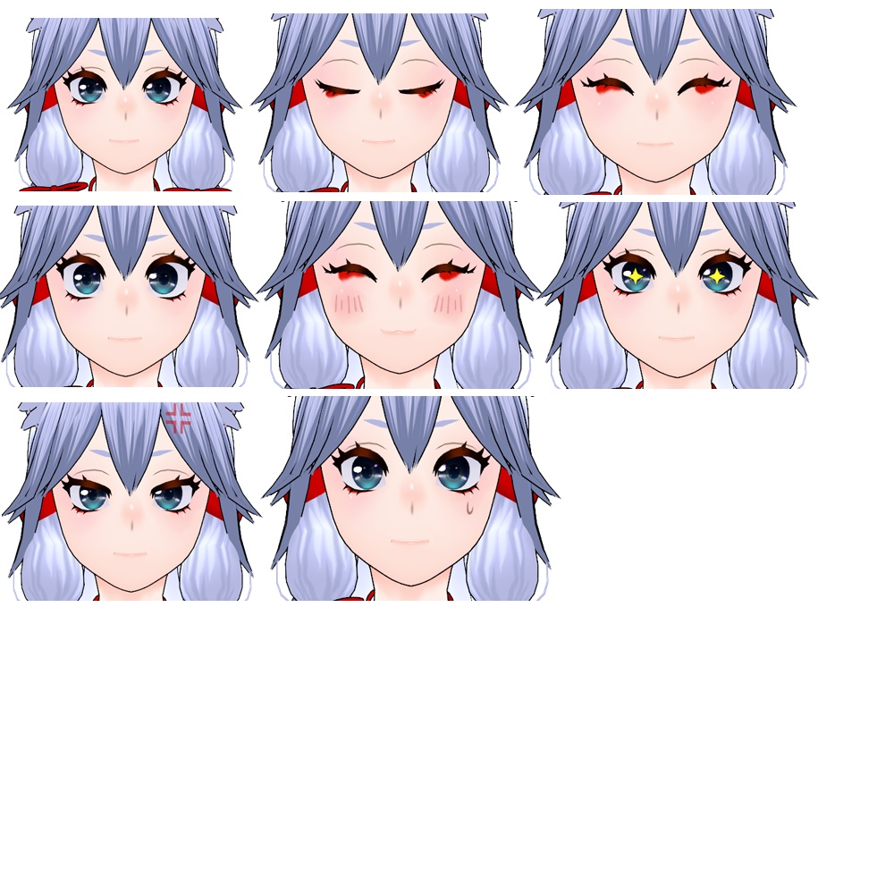 猫又冴華Ver3【VRChat対応3Dモデル】 - 日進月歩ありた工房 - 3/3