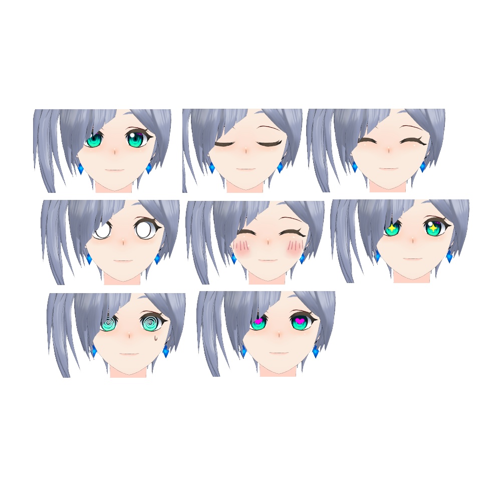 アマリリスVer2【VRChat対応3Dモデル】 - 日進月歩ありた工房 - 3/3