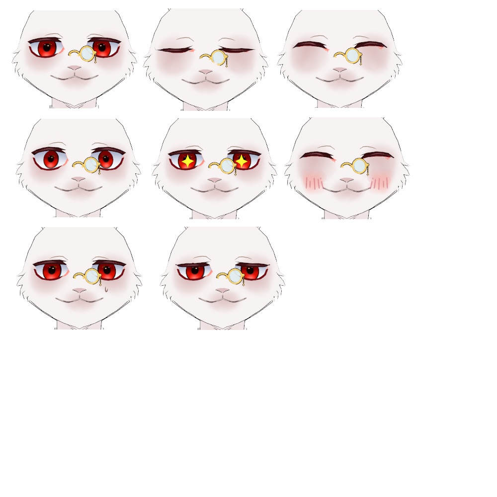 兎伯爵ハーゼン【VRChat対応3Dモデル】