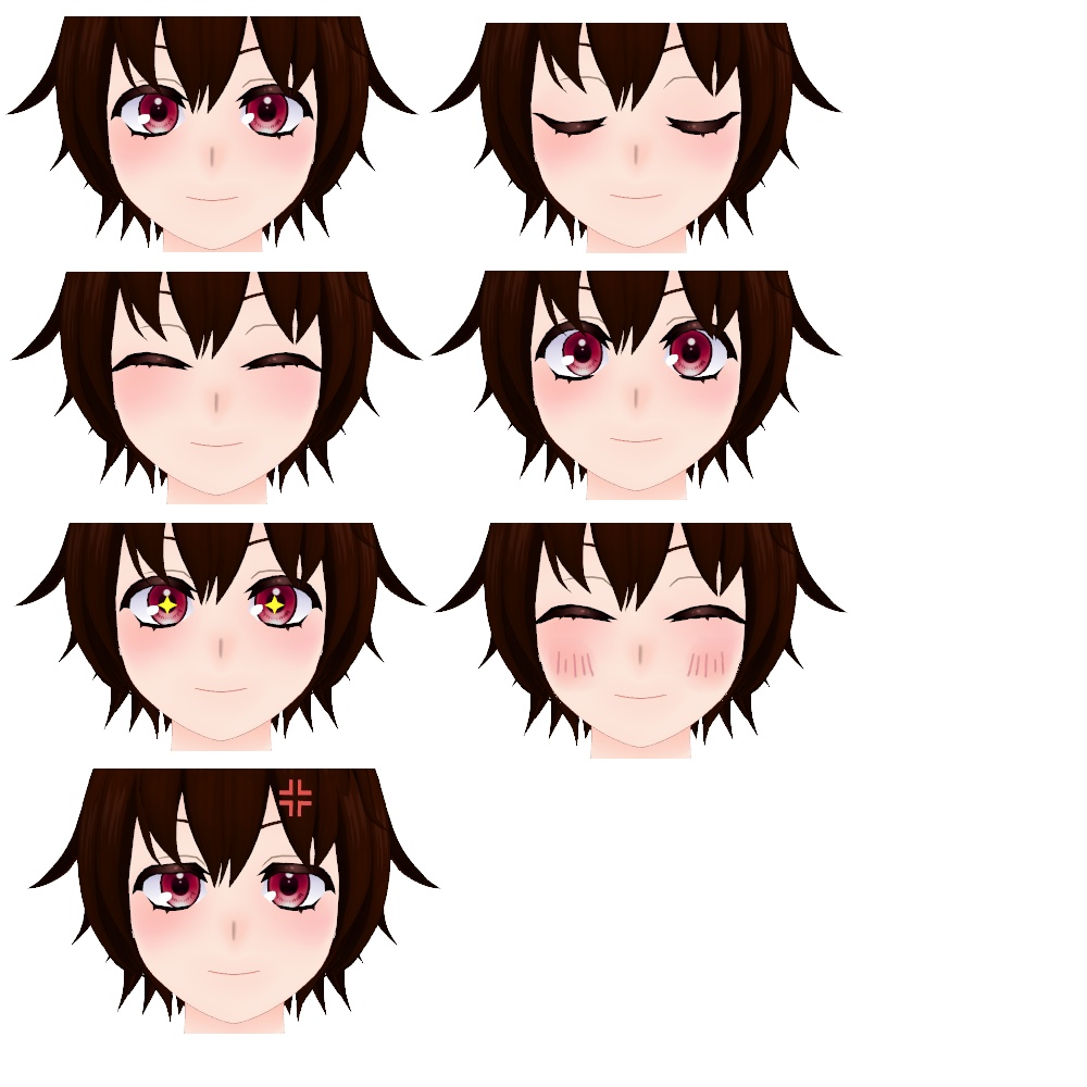 被り物少年ジェンス【VRChat対応3Dモデル】 - 日進月歩ありた工房 - 4/4