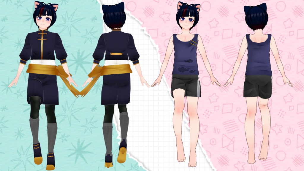 ココル【VRChat対応3Dモデル】 - 日進月歩ありた工房 - 2/3