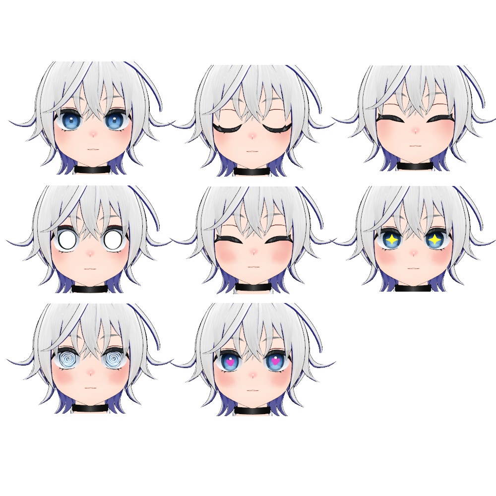 【デフォルメアバター】sui-スイ-【VRChat対応3Dモデル】 - 日進月歩ありた工房 - 3/3