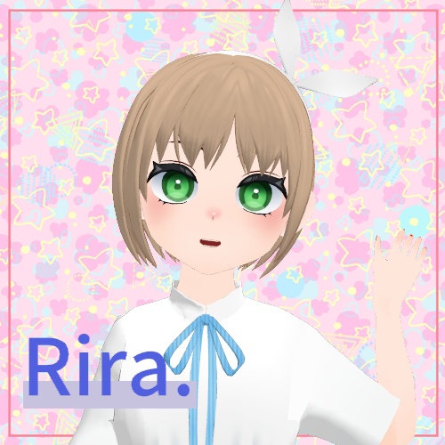 【デフォルメアバター】Rira【VRChat対応3Dモデル】