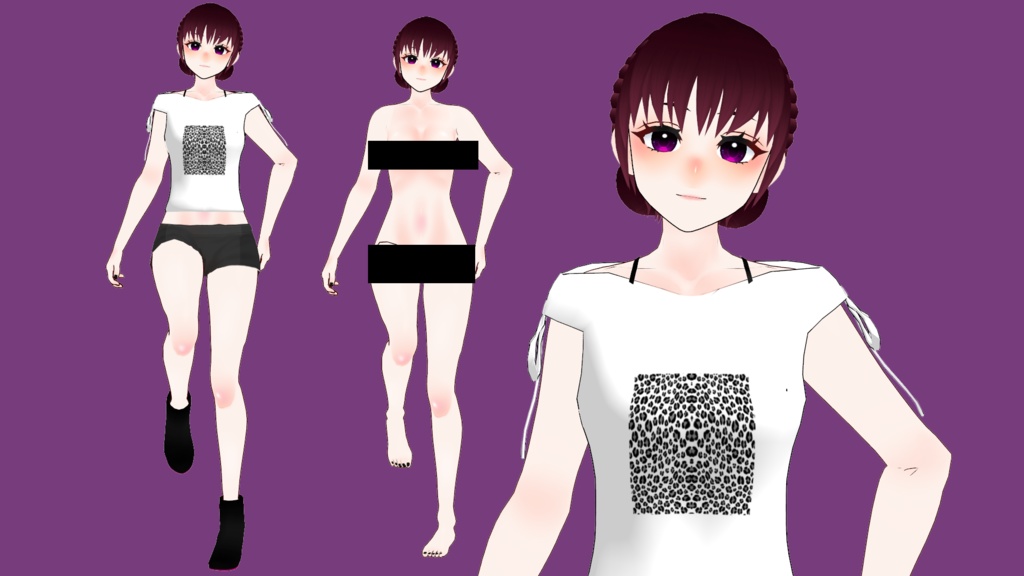Sasara-ささら-【VRChat対応3Dモデル】 - 日進月歩ありた工房 - 2/3