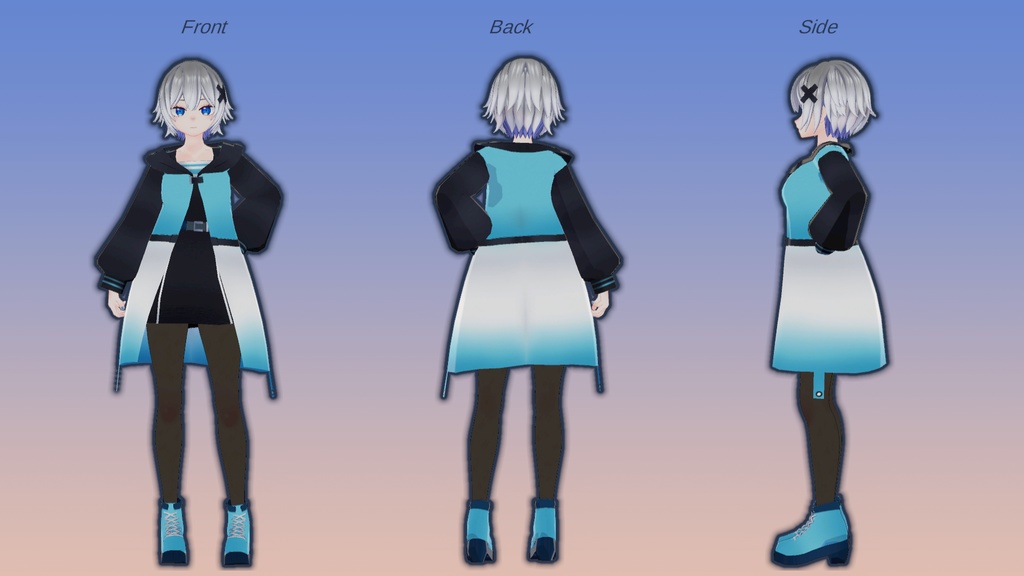 キャスティ【VRChat対応3Dモデル】 - 日進月歩ありた工房 - 2/3