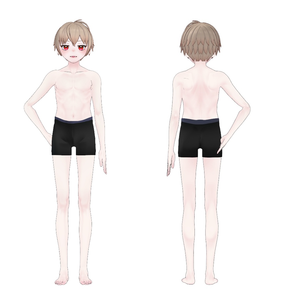 シュテ【オリジナル3Dモデル】