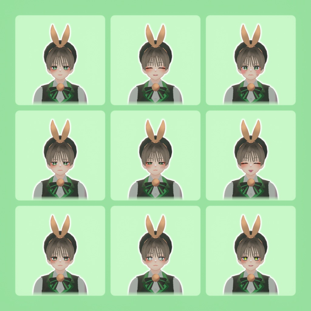 兎斗【オリジナル3Dモデル】