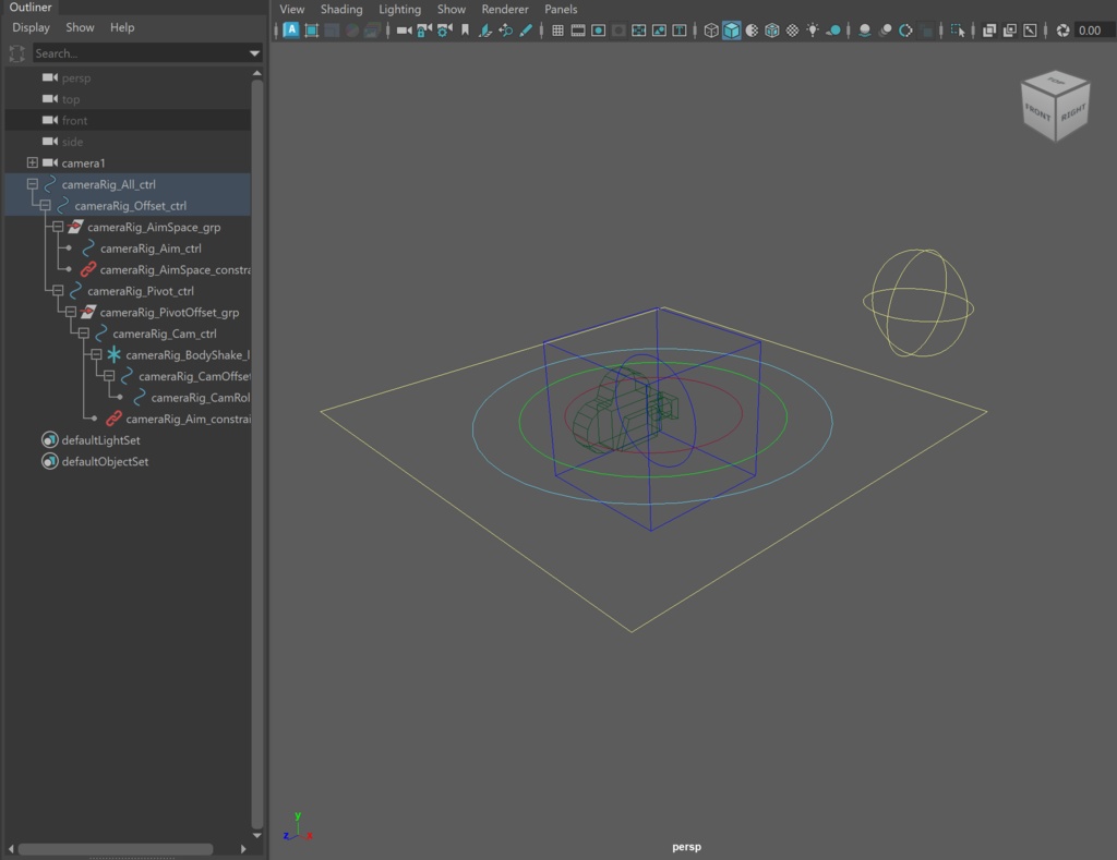 Karasi Tool | Camera Rig for Maya 🎥🦎(無料)