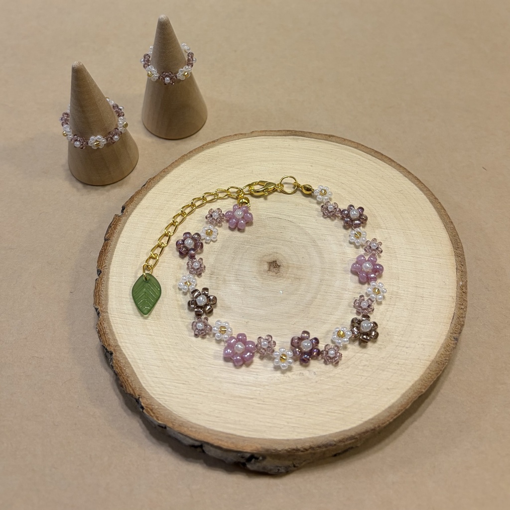 ぬいとお揃いビーズアクセサリー