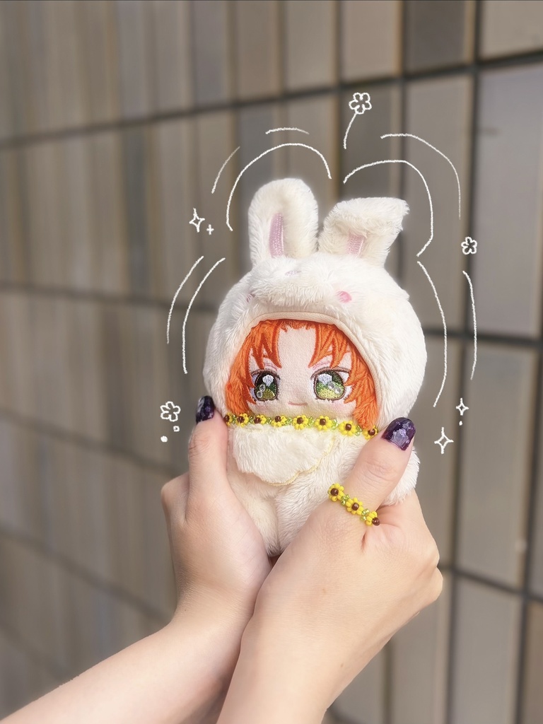 ぬいとお揃いビーズアクセサリー