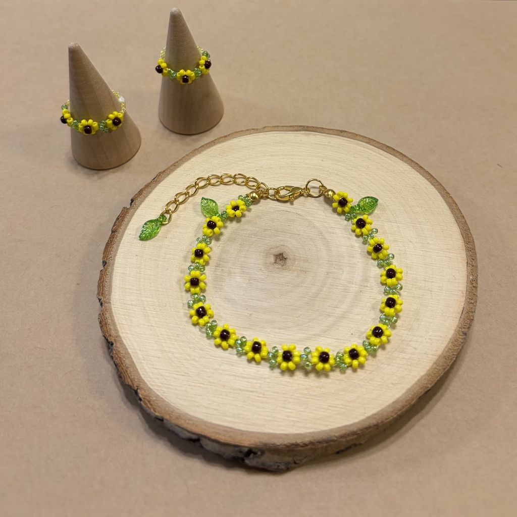 ぬいとお揃いビーズアクセサリー