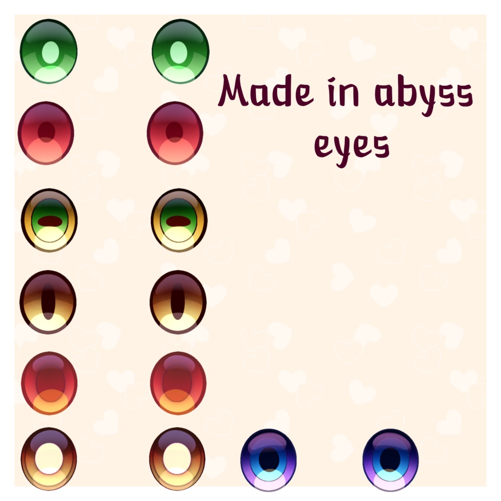 Made in abyss vroid eyes pupils 