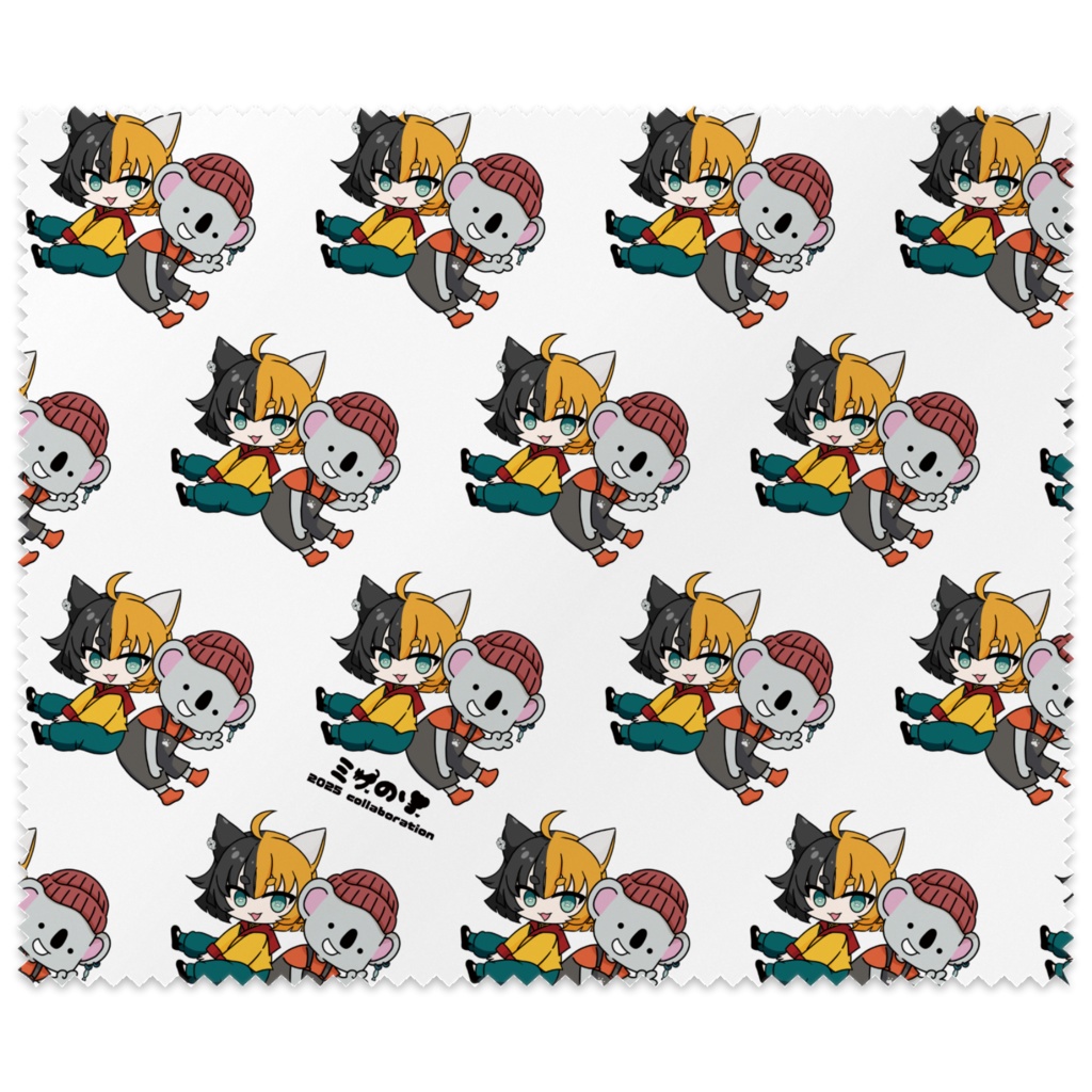 ミケのりコラボ2025メガネ拭き・カラー