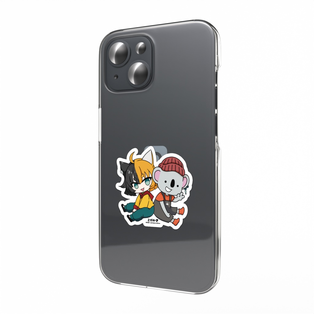 ミケのりコラボ2025スマホステッカー・カラー