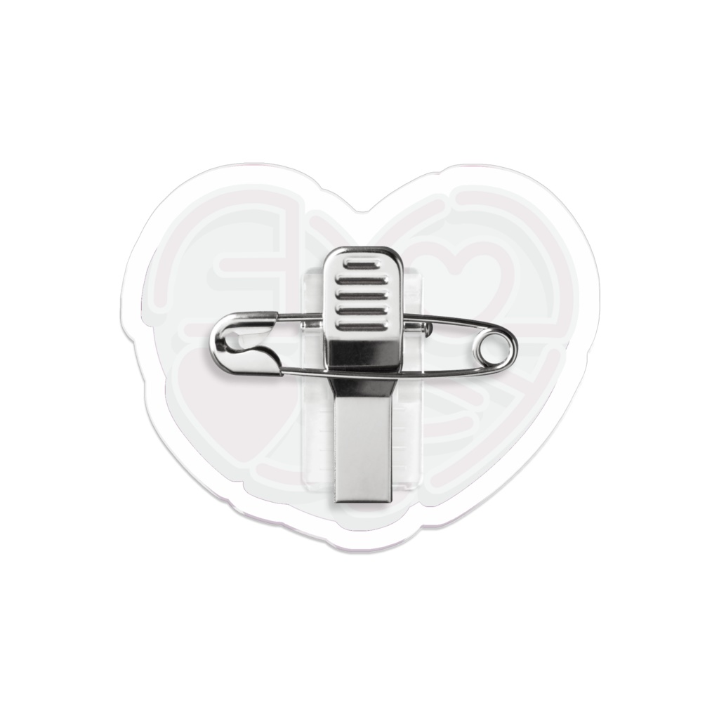 LOVEだよ♡アクリルバッジ