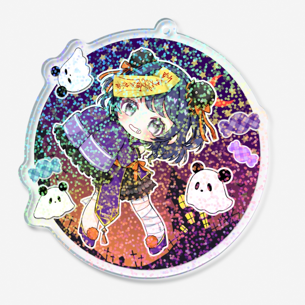 【ハロウィン限定】アクリルキーホルダー【70×70mm】