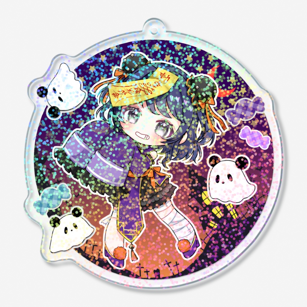 【ハロウィン限定】アクリルキーホルダー【70×70mm】