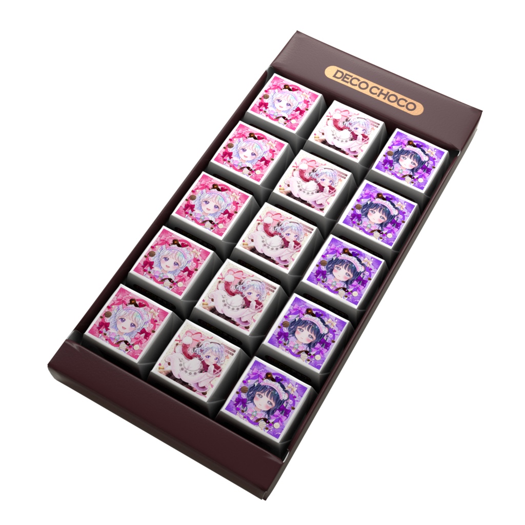 白衣こぐまバレンタイン💝DECOチョコ