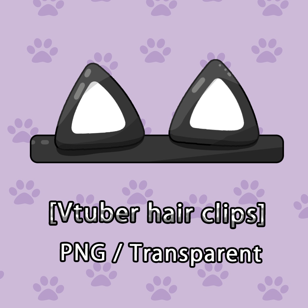 【VTuber素材】ちび風ヘアピン Vol.1 / Chibi Hair clips【無料/100円】