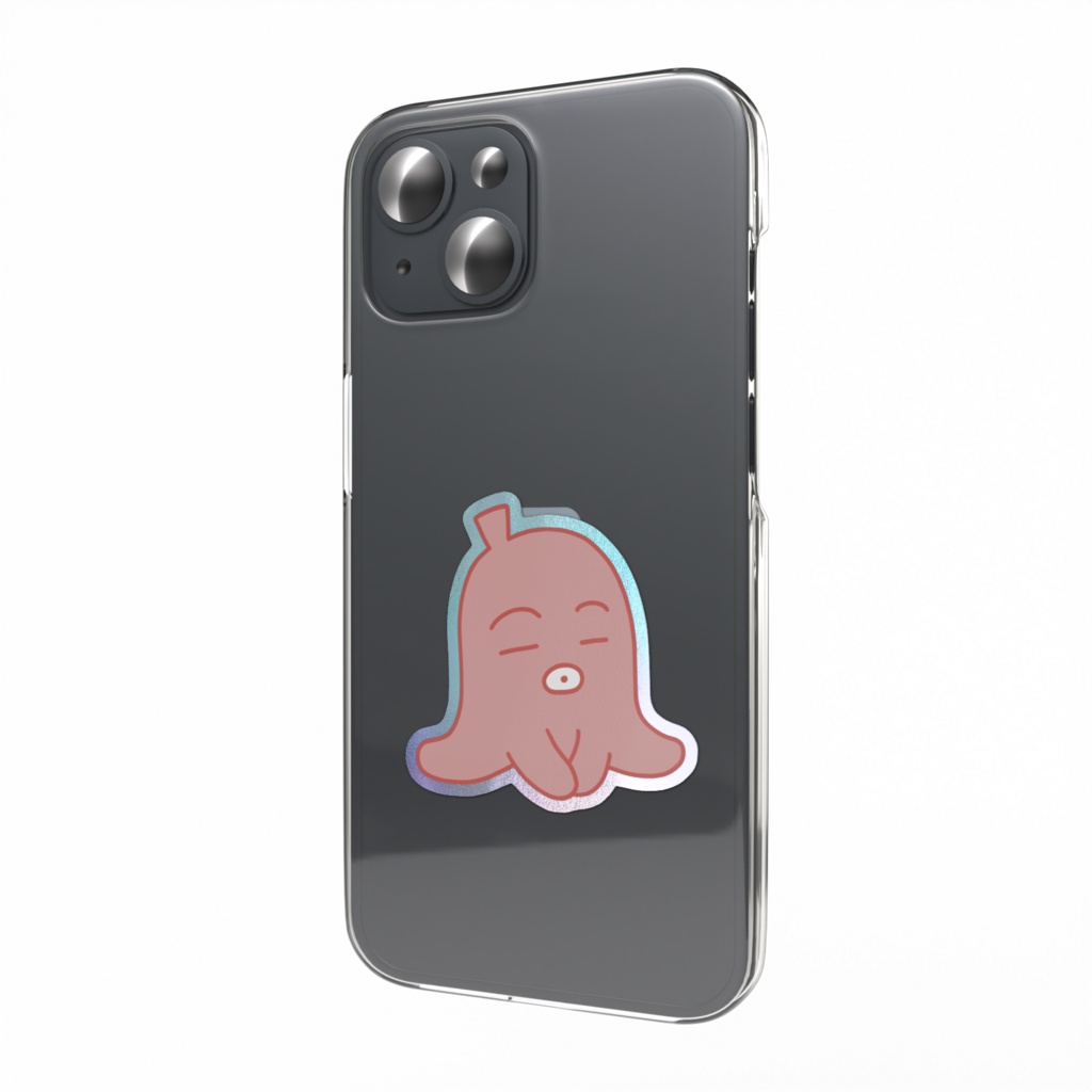 たこ産ウインナー　オーロラスマホステッカー