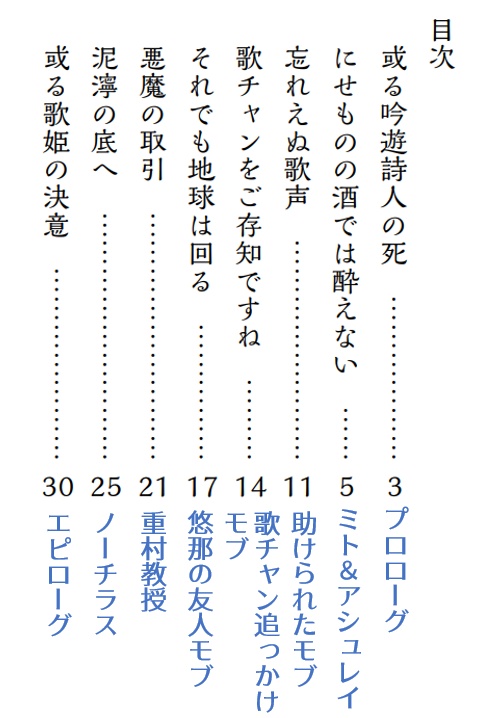 或る吟遊詩人の死