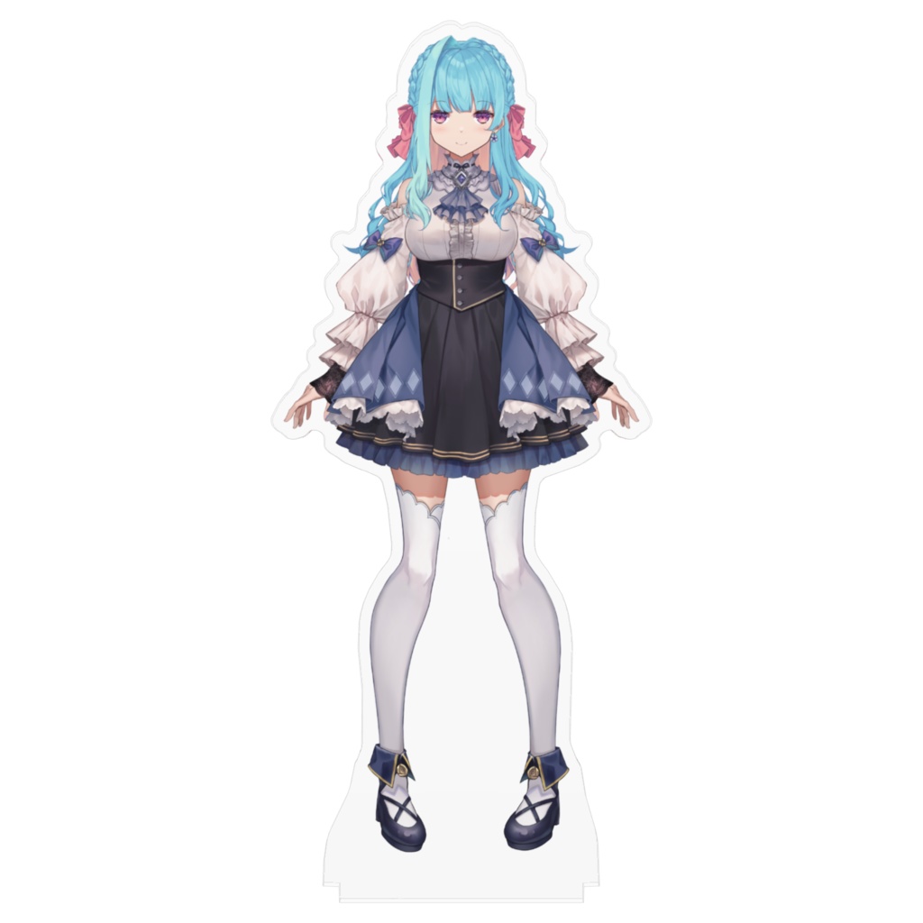 冬陽リッカ 新衣装 水色髪 角なしver